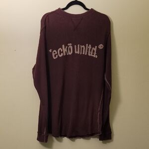 Ecko Unlimited Dark Brown Knit Top